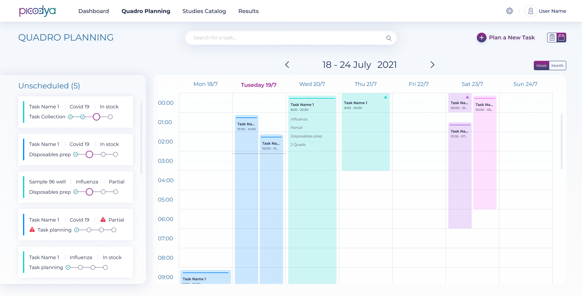 ניהול מגוון פעולות במקביל וניהול זמני ההמתנה